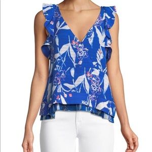 Tanya Taylor Parrot Tulip Mila Top